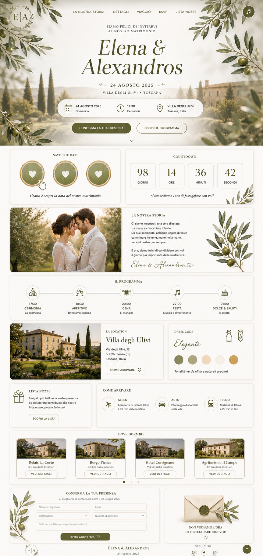 Olive — Modern Ivory theme